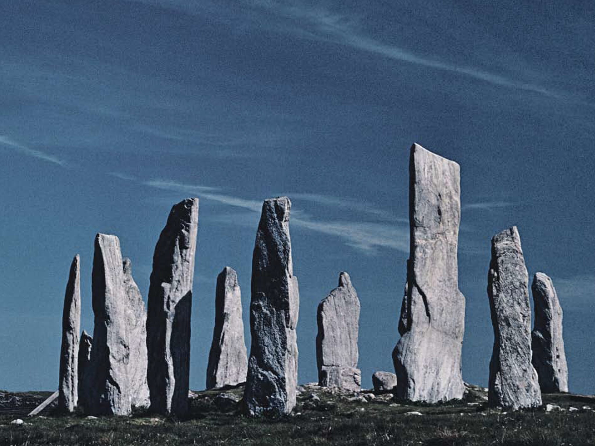 Impressive: Callanish Standing Stones, Isle of Lewis, the setting for Peter May’s second novel