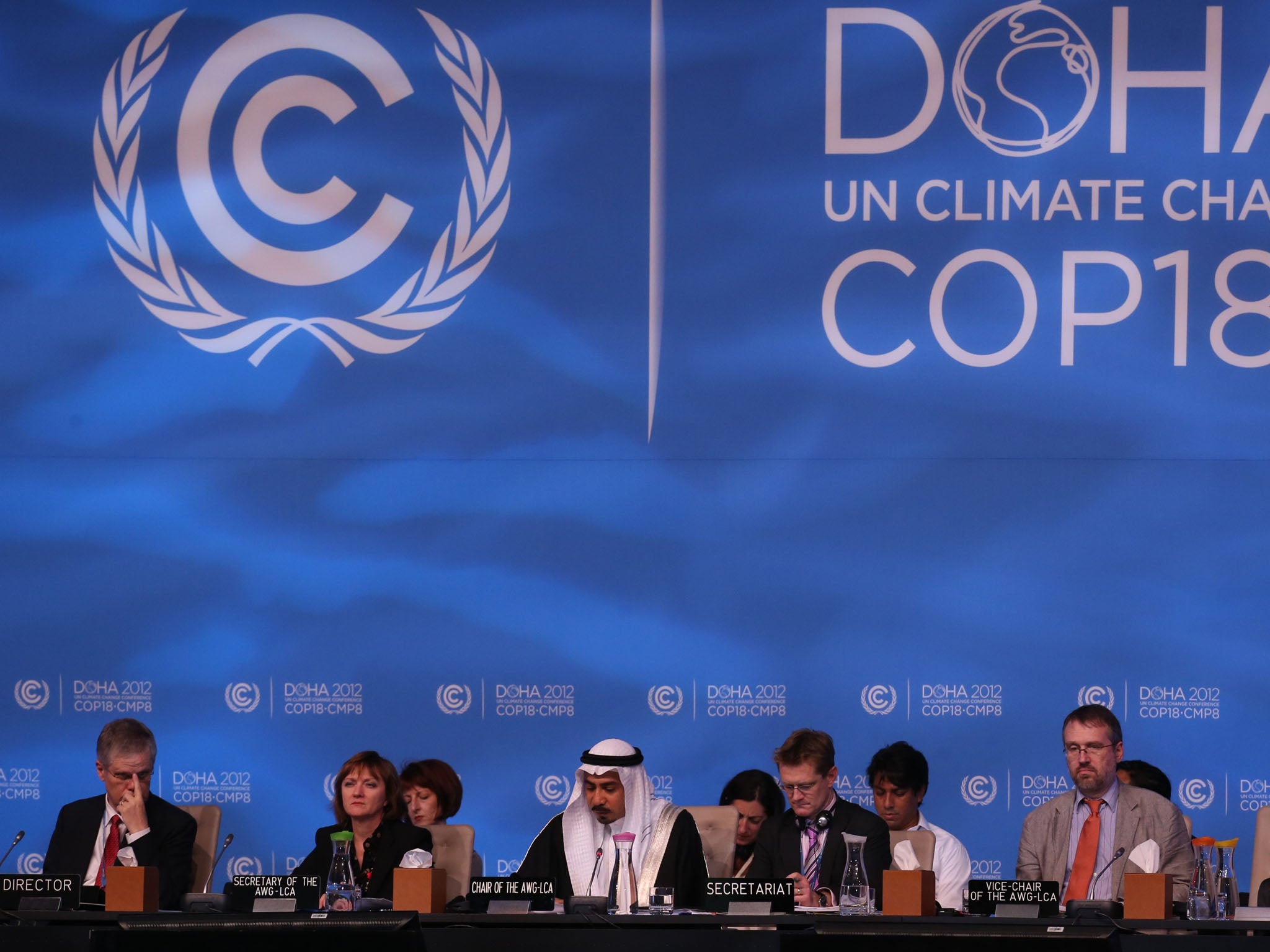 The final day of the Global Climate Change conference in Doha