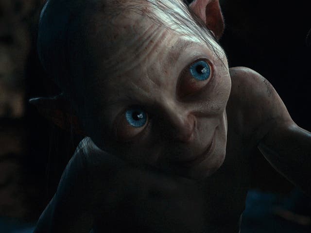 <b>G...is for Gollum</b>
<br />Gollum is a hobbit warped in every way by his possession of the magical Ring – which he happily loses to Bilbo in The Hobbit. Only when Tolkien was conceiving The Lord of the Rings did he revise that scene to grump Gollum up a bit