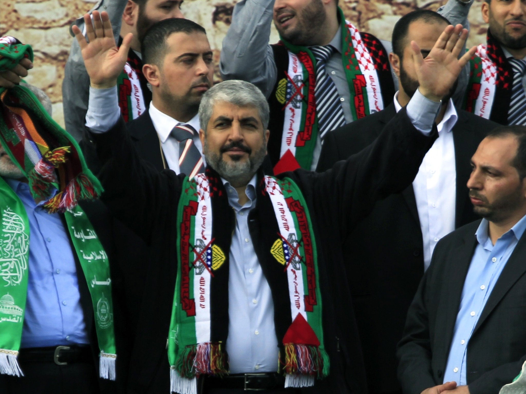 Khaled Meshaa, leader of the Islamic militant group Hamas