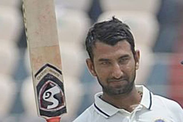 The India No 3, Cheteshwar Pujara has been his side’s best performer with the bat this series