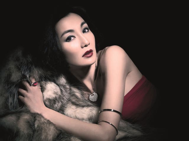 Maggie Cheung who models for Qeelin