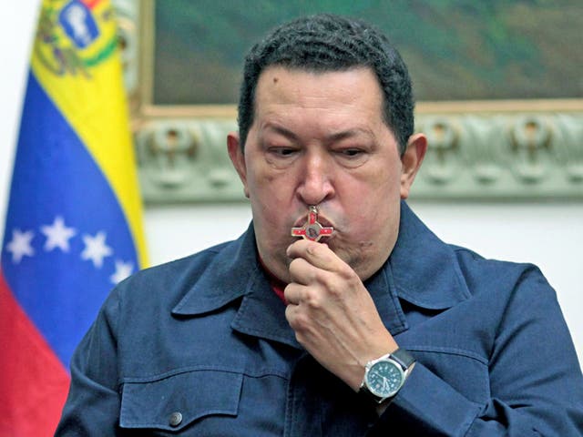 Venezuelan leader Hugo Chavez