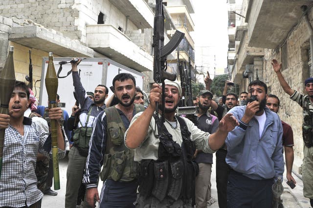 Syrian rebels are running low on weapons and supplies