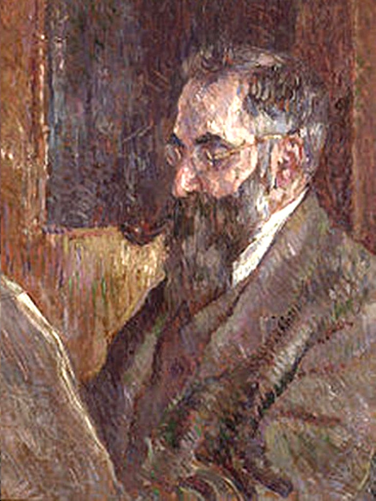 A self-portrait of Lucien Pissarro