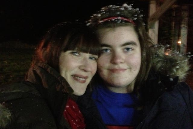 Nicky Clark and her daughter Emily, who has autism.