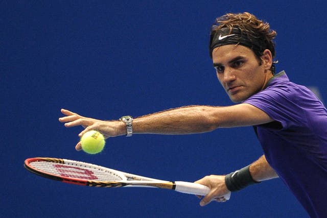 Mature: Tennis player Roger Federer