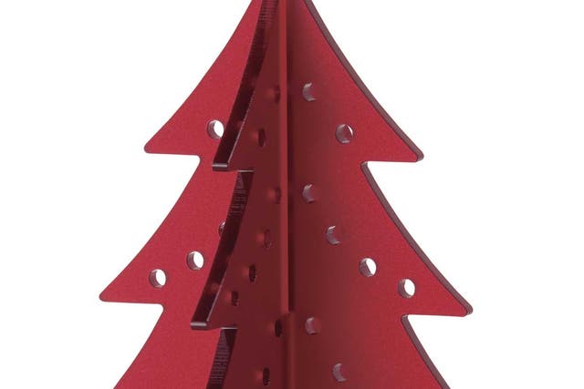 <p>1. Acrylic christmas tree</p>

<p>?3, Muji. Slot the pieces together to create a little festive fir you won't need to leave on the street in January. muji.eu</p>
