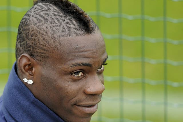 <b>Mario Balotelli</b><br/>
With all the baby making and firework lighting, it's amazing Mario had time to get to the hairdressers. When he did, he made the most of it, asking the barber to trim zig-zags into his short hair and give the mohawk a plume.