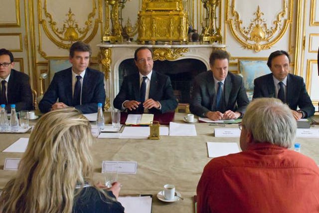 President Hollande has insisted on one particular brand to be used at all Cabinet meetings
