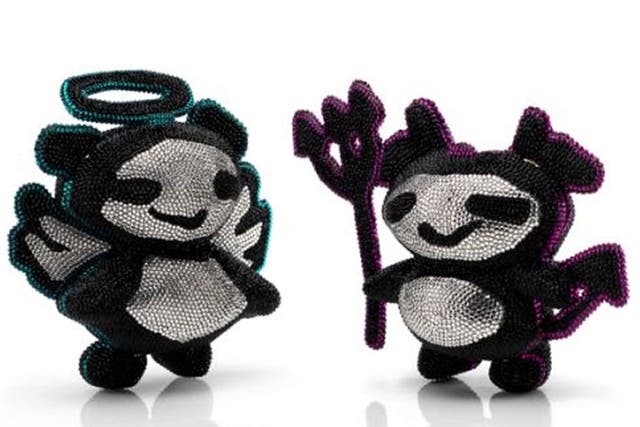 Panda power: Limited edition minaudières £9,500 each, Rob Pruitt for Jimmy Choo, jimmychoo.com