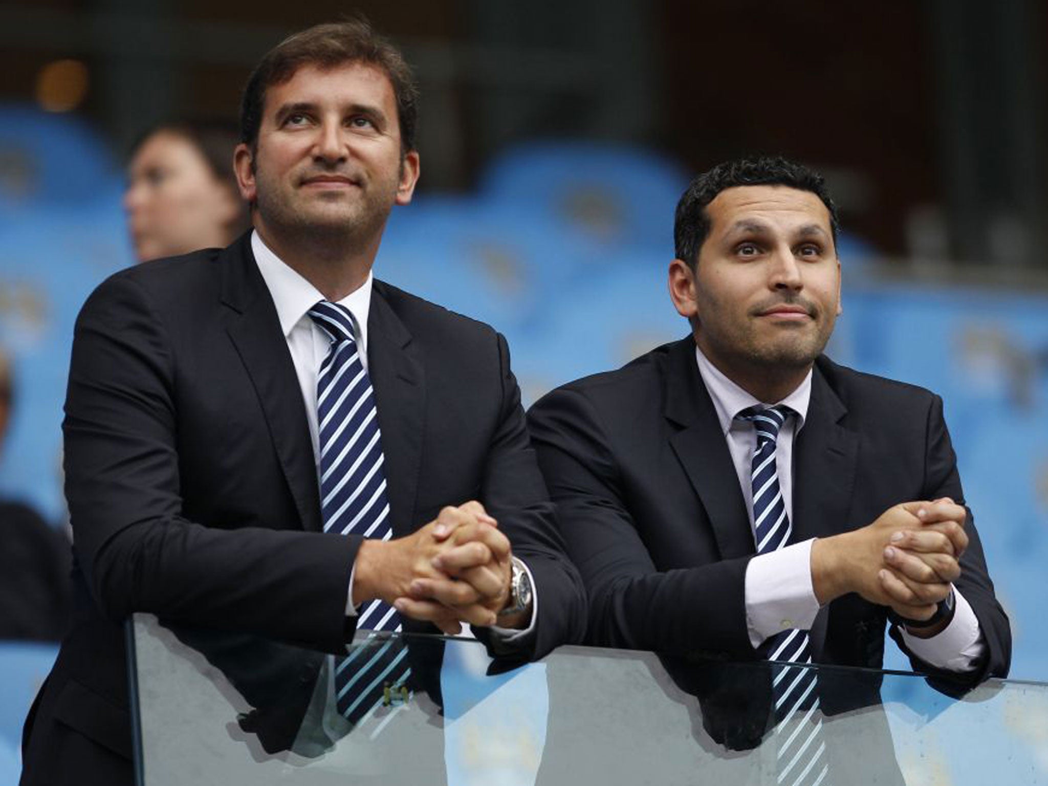 Ferran Sorrano (left) is unlikely to allow January spending by City