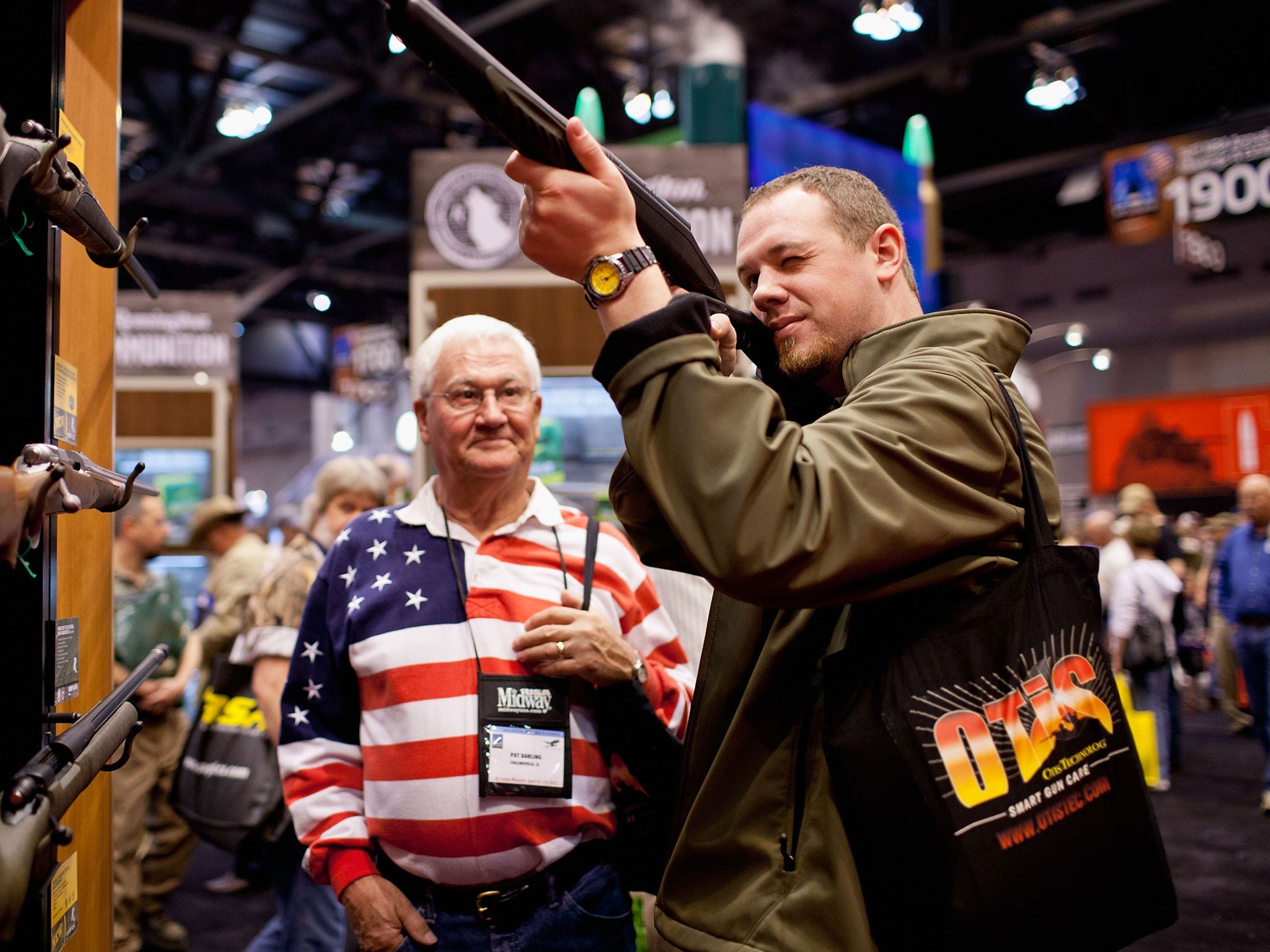 Sure shots: Testing the latest weaponry at a National Rifle Association fair