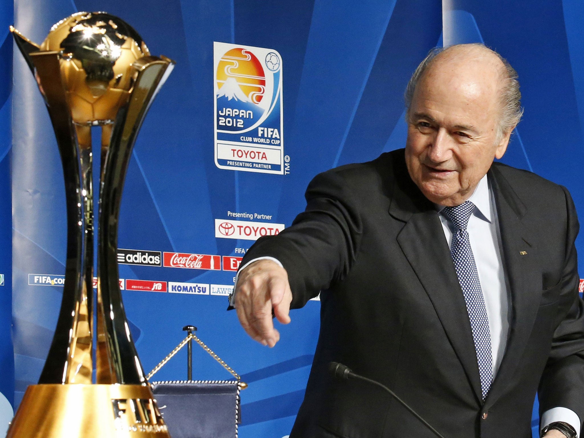 Sepp Blatter has called on his Uefa counterpart, Michel Platini, to consider imposing tougher sanctions on the Serbian FA for racist chanting and violence