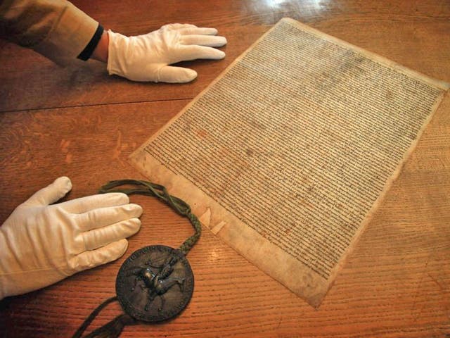 In 1215 the Magna Carta forced the English King (at the time King John) to respect the laws of the land and guaranteed rights and protections to his subjects