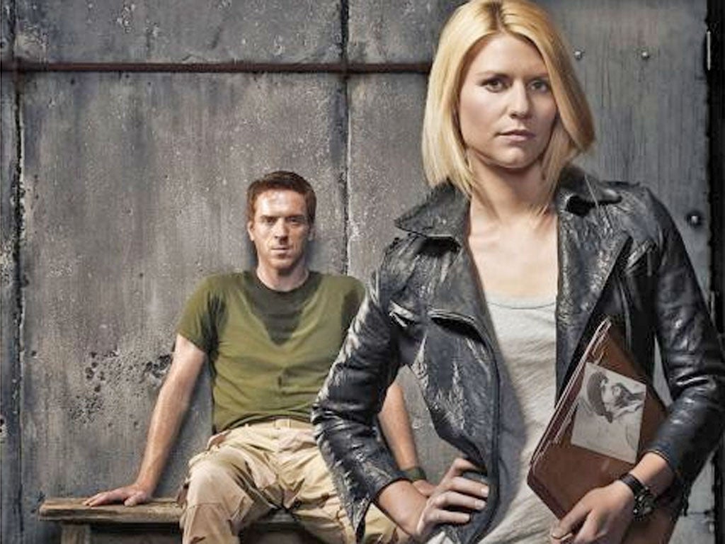 Damian Lewis and Claire Danes, the stars of Homeland