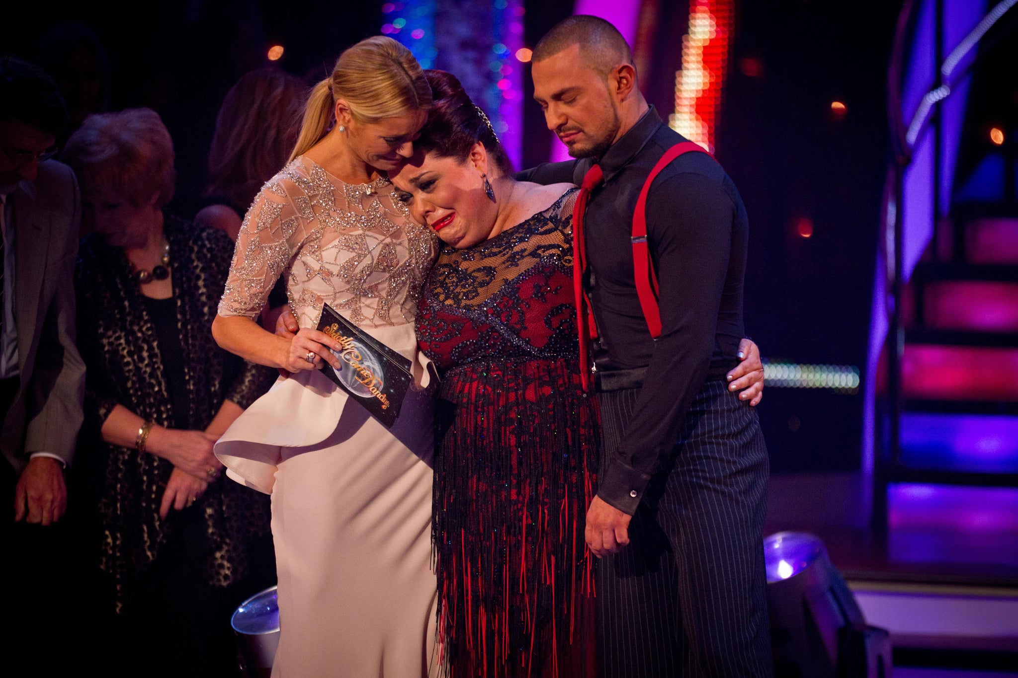 Lisa Riley and Robin Windsor on the results show, Lisa and Robin have been voted off the BBC programme Strictly Come Dancing.