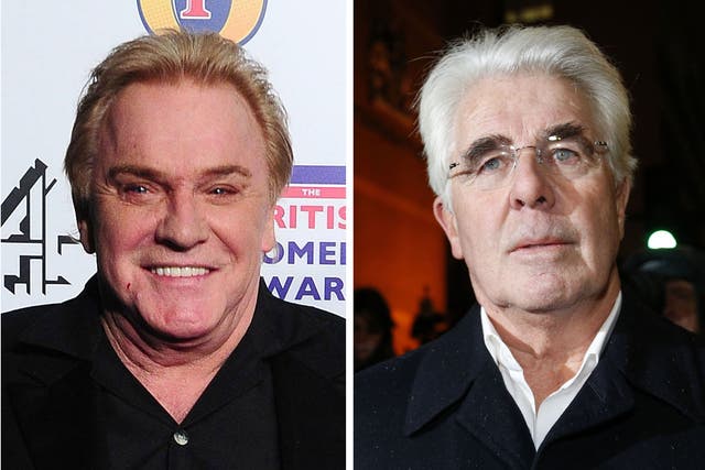 Comedian Freddie Starr (left) and publicist Max Clifford have been rebailed