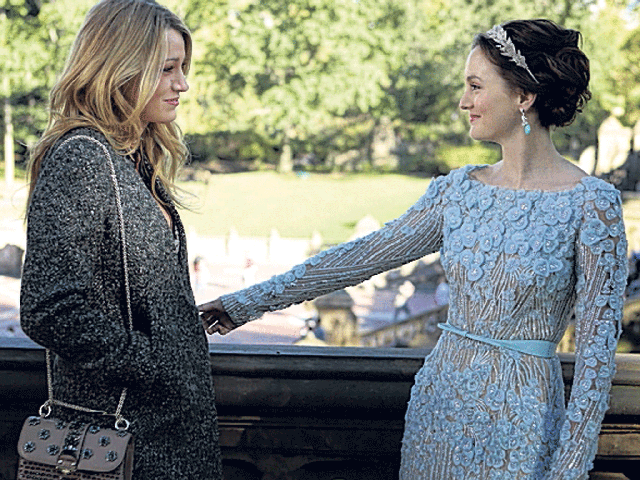 Teen queens: Blake Lively and Leighton Meester