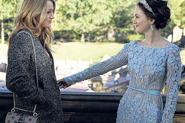 Teen queens: Blake Lively and Leighton Meester