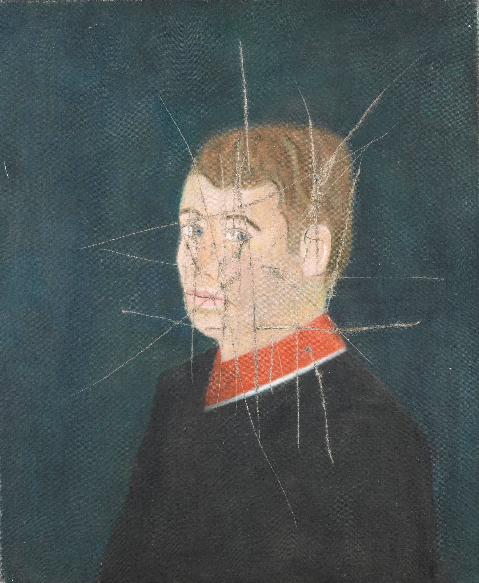 A self-portrait which had been destroyed by its artist, the late Craigie Aitchison, has been bought by the National Portrait Gallery