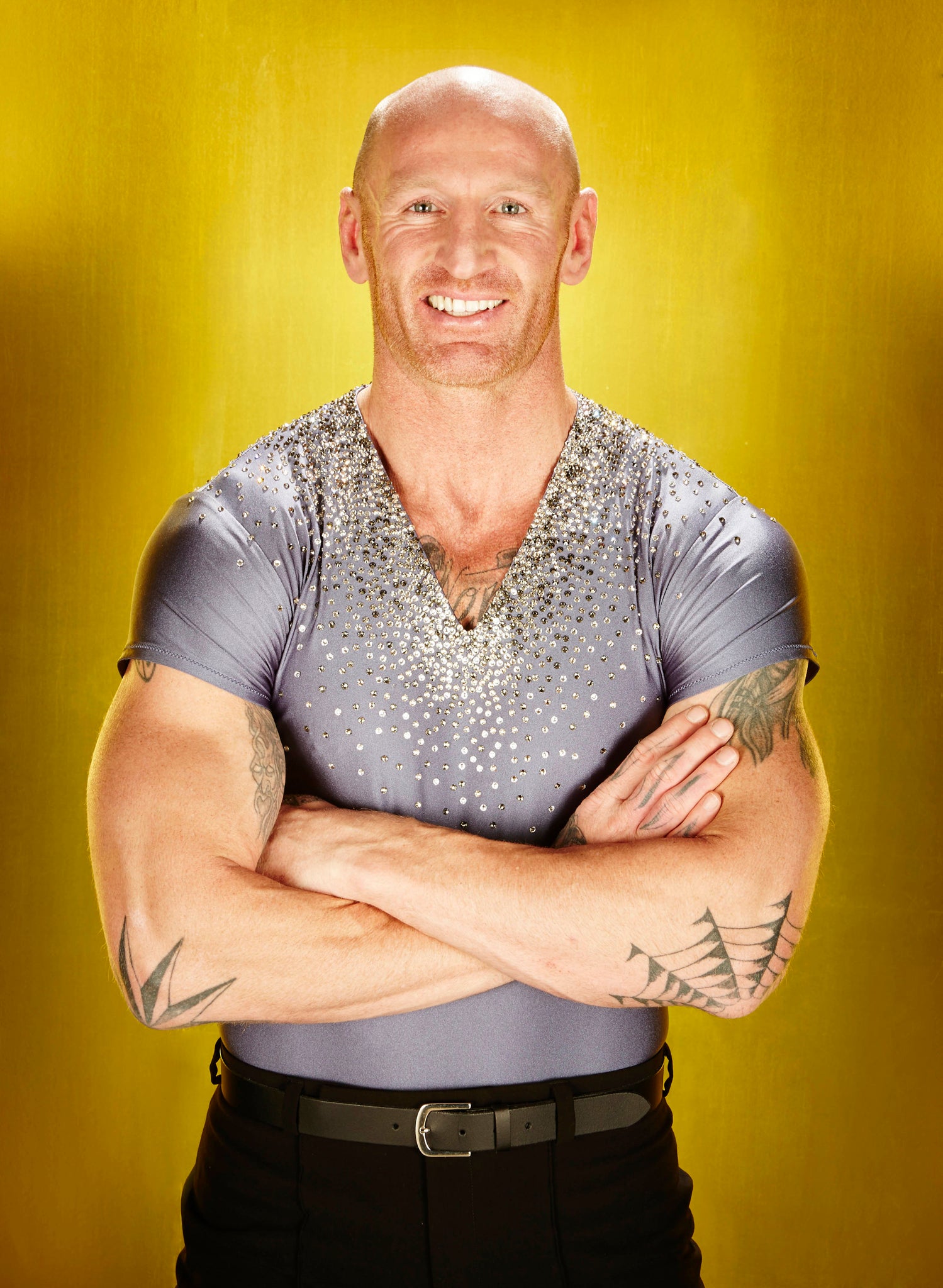 Gareth Thomas Age: 38 Skating with: Robin Johnstone. Famous for: Coming out as gay in 2009 in an attempt to highlight the homophobia he claimed was rampant in spo