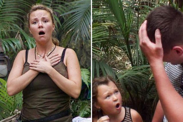 Ofcom has launched an investigation into I’m A Celebrity... into a
stunt involving Charlie Brooks, left, and her daughter, Kiki, right