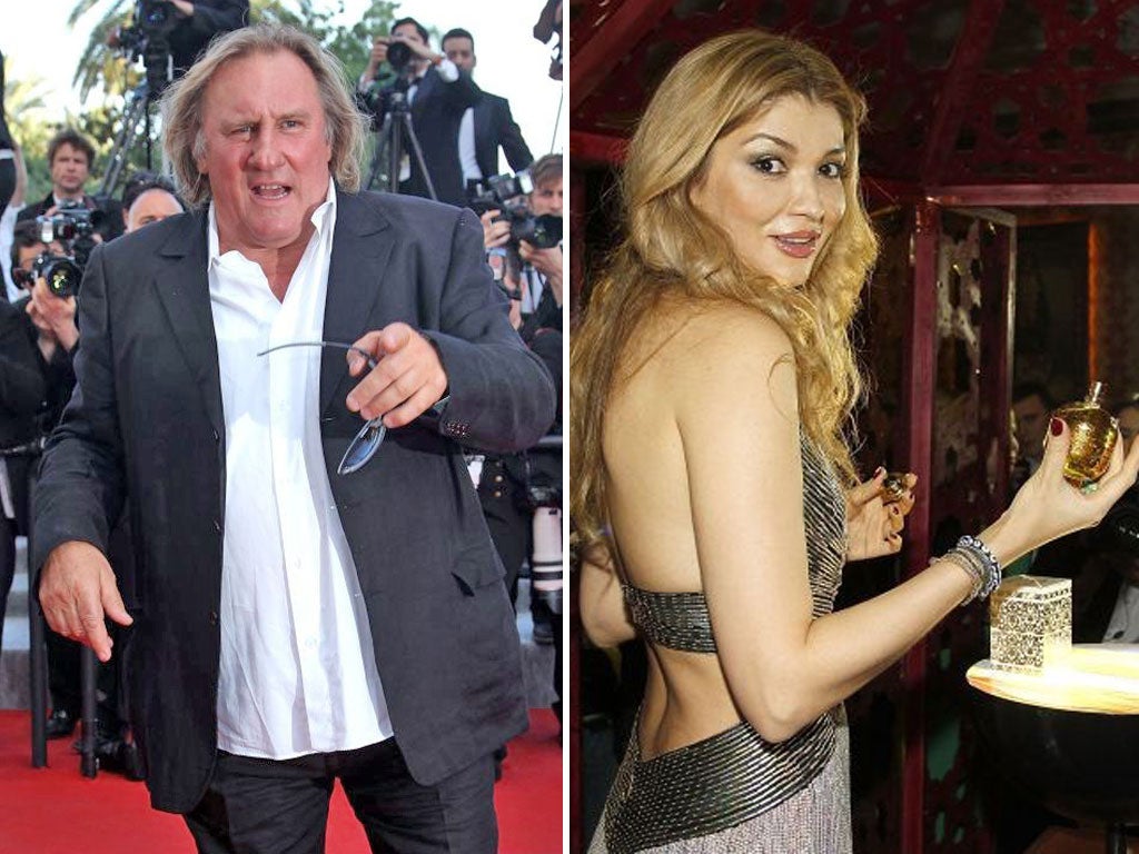 Gerard Depardieu may be working with the daughter of Uzbek dictator Islam Karimov, Gulnara Karimova