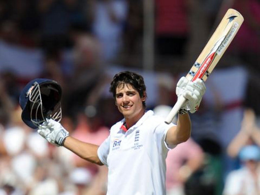England captain Alastair Cook spoke of a memorable victory