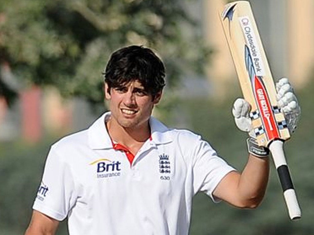 Alastair Cook combined leadership with scoring in rare measure