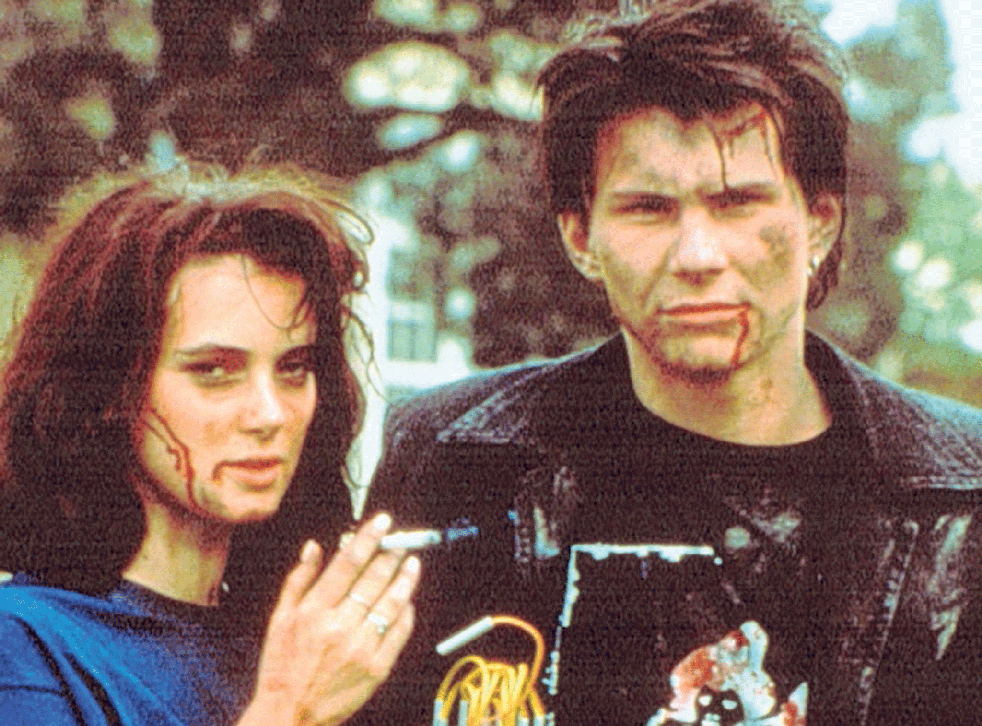Black magic: Winona Ryder and Christian Slater in 'Heathers'