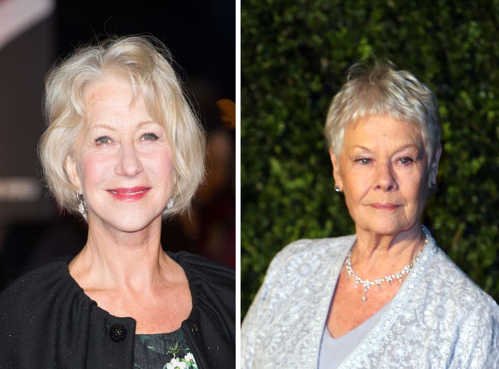 Dames Helen Mirren And Judi Dench To Compete For Best Actress Gongs The Independent The Independent Dames Helen Mirren And Judi Dench To Compete For Best Actress Gongs The Independent The Independent
