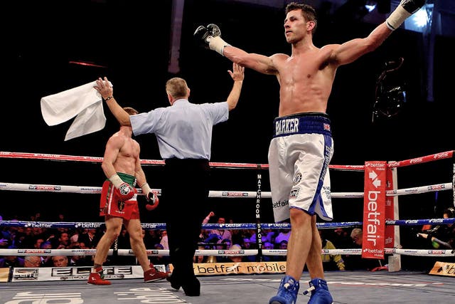 Darren Barker stops Kerry Hope on Saturday 8 December. It was one of 58 fights that took place in Britain that night