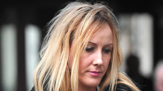 Sally Roberts, the mother of seven-year-old cancer patient Neon, leaves the High Court in central London