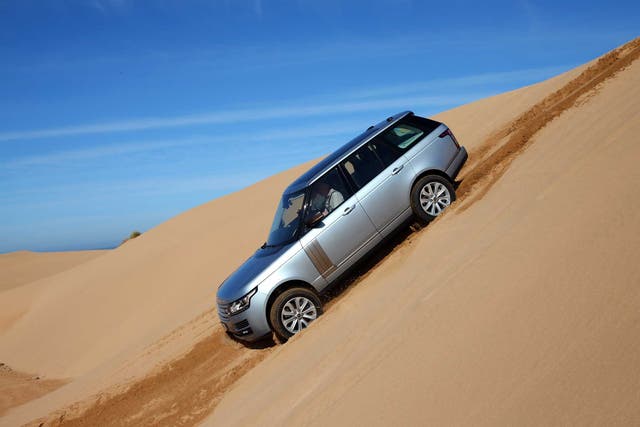 Off-road prowess is a Range Rover given, so you know it can drive along the sides of sand dunes with barely any tail-slippage