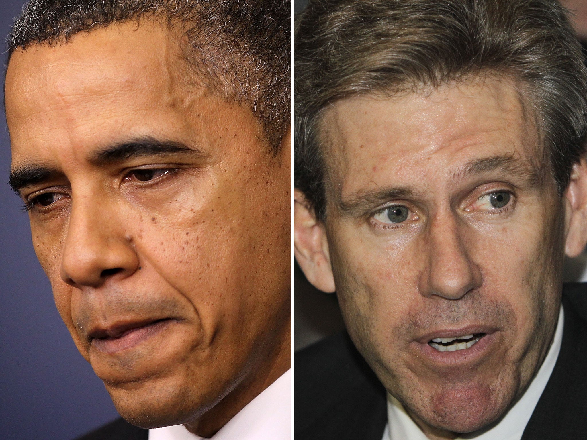 The Obama administration has been blamed for the blunders that led to the death of the US Ambassador to Libya, Chris Stevens (right), in Benghazi earlier this year