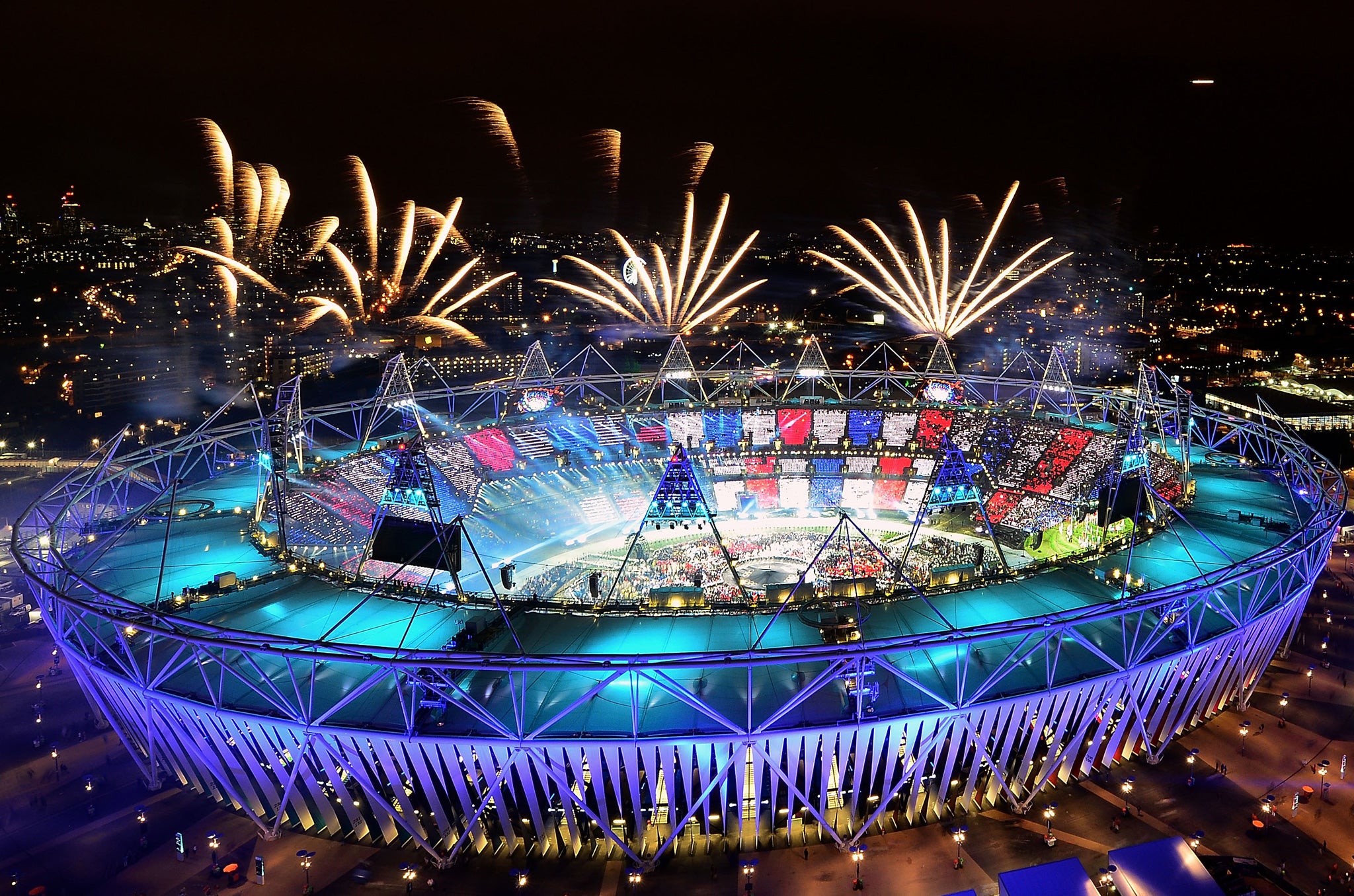 The Olympic opening ceremony