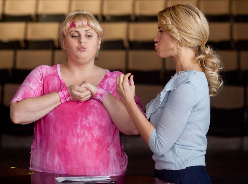 Blow out: Rebel Wilson and Anna Camp in ‘Pitch Perfect’ 