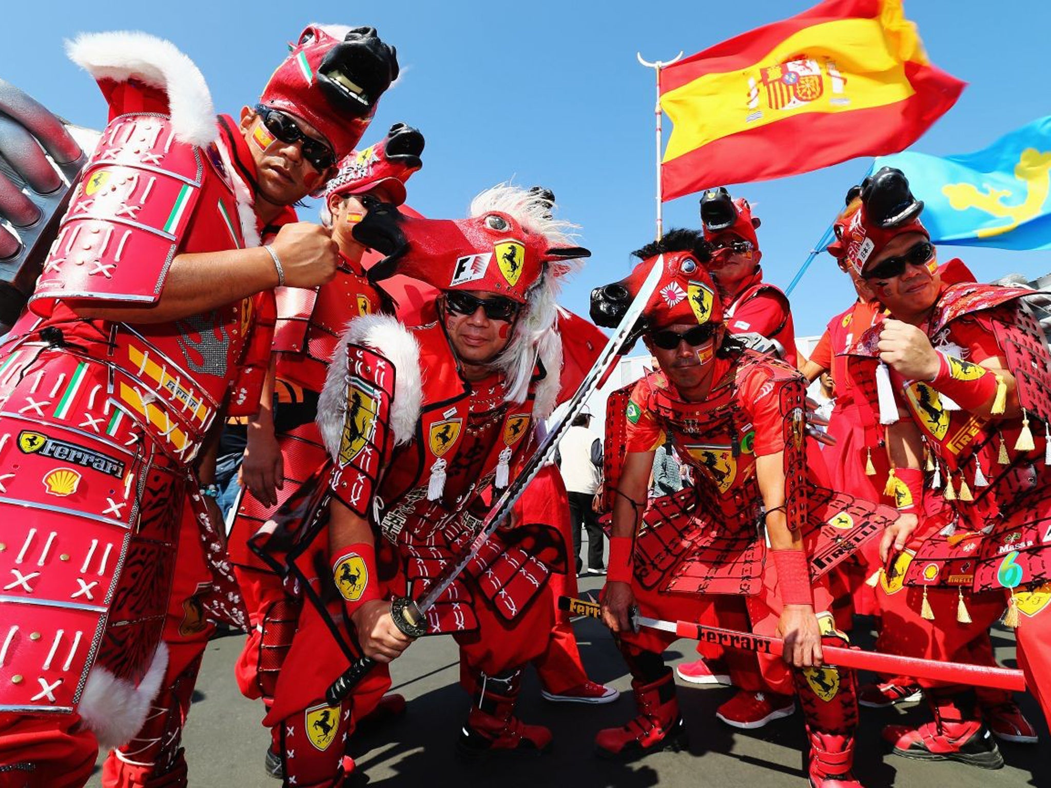 Ferrari fanatics enjoying
the Japanese Grand Prix
last season but the team
believe scenes like these
are all too rare