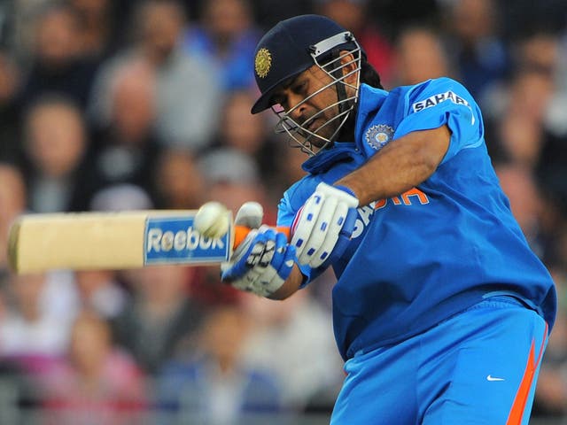 MS Dhoni hit the winning runs to quell calls for his resignation