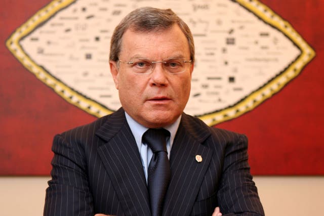 Sir Martin Sorrell, centre, whose agency is poised to pull its advertising from the channel which features hit shows such as Homeland, The Simpsons and Peep Show
