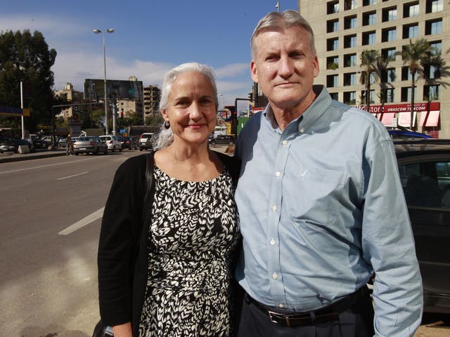 Mark and Debra Tice, the parents of Austin Tice, an American journalist who has been missing in Syria since August 2012

