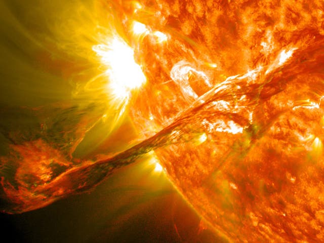 The explosive sun