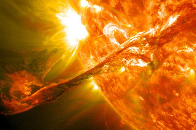 The explosive sun