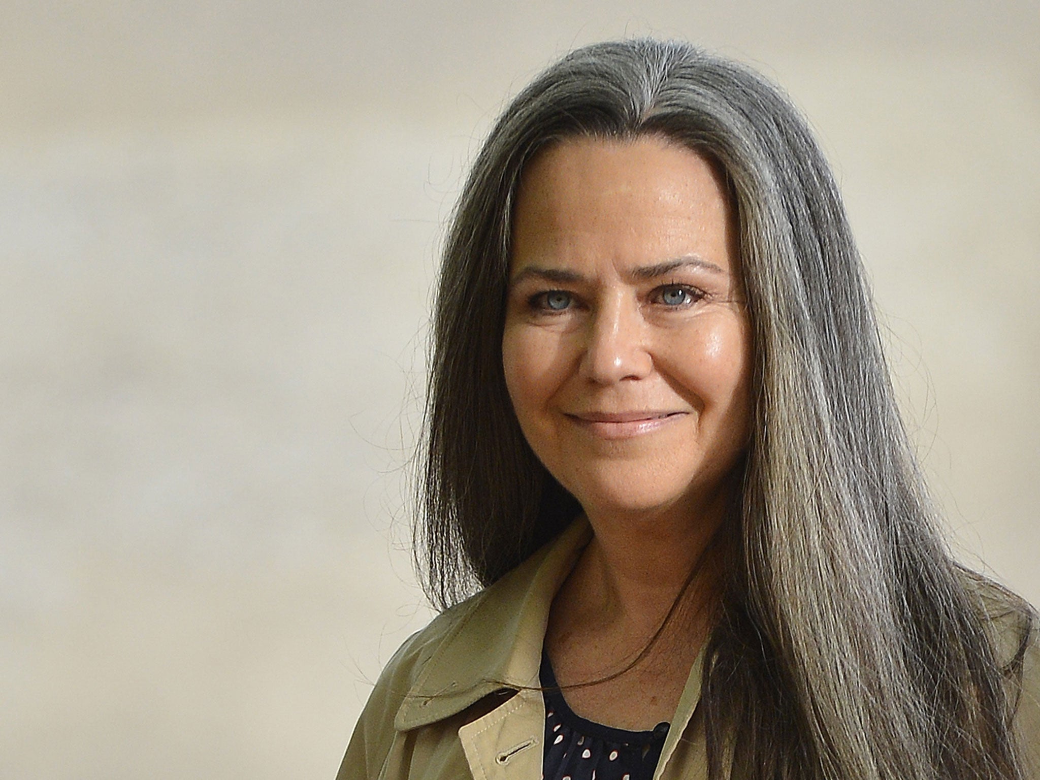 The Duke of York's ex-girlfriend Koo Stark appeared in court today to deny stealing a painting worth £40,000 from a former partner
