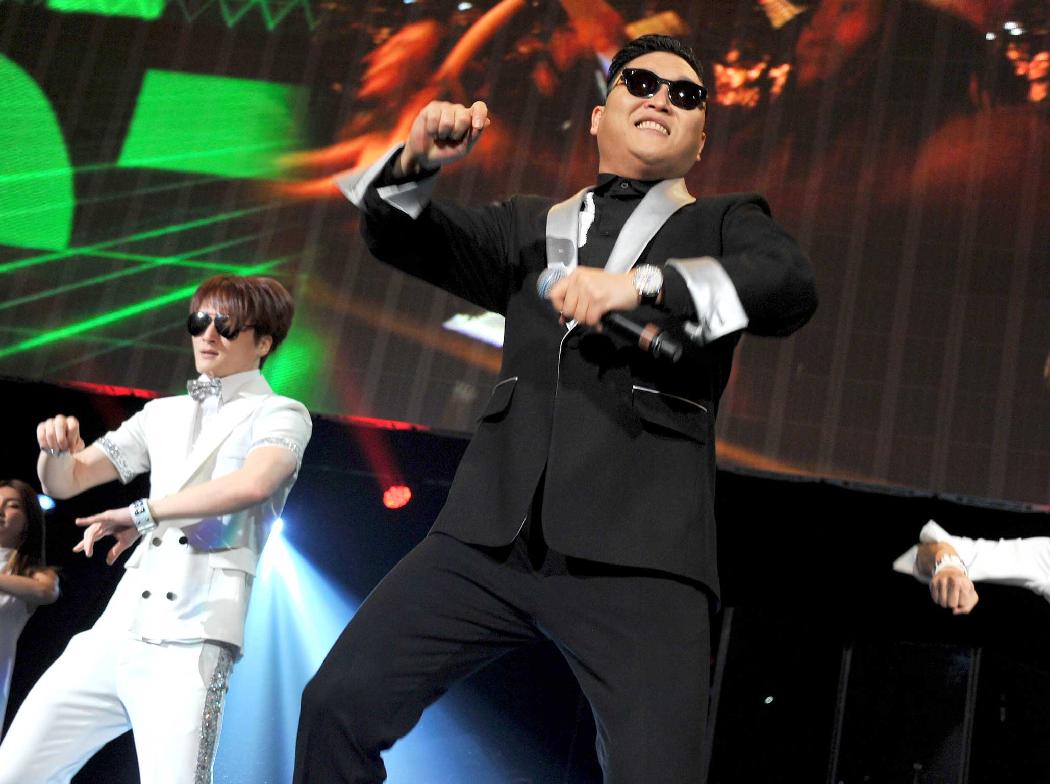 South Korean rapper Psy's 'Gangnam Style' became the global music, dance and video phenomenon of the year