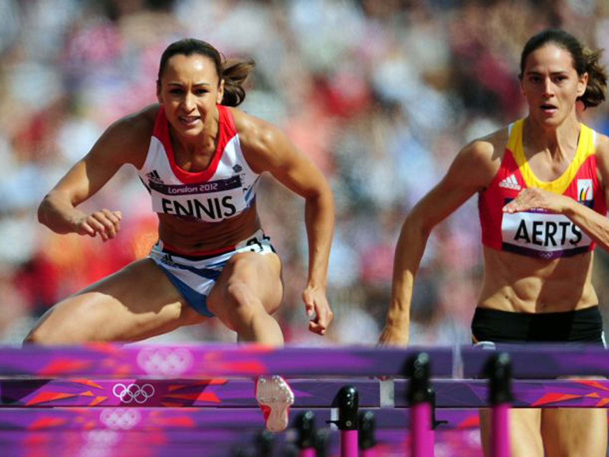 “Under Pressure? Tell me about it,” Jess Ennis must have been thinking to herself as she clocked on for the opening shift in her two-day, seven-event date with destiny