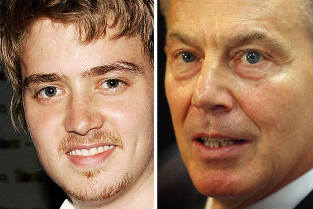 Euan Blair is said to be considering following in his father's footsteps and entering politics