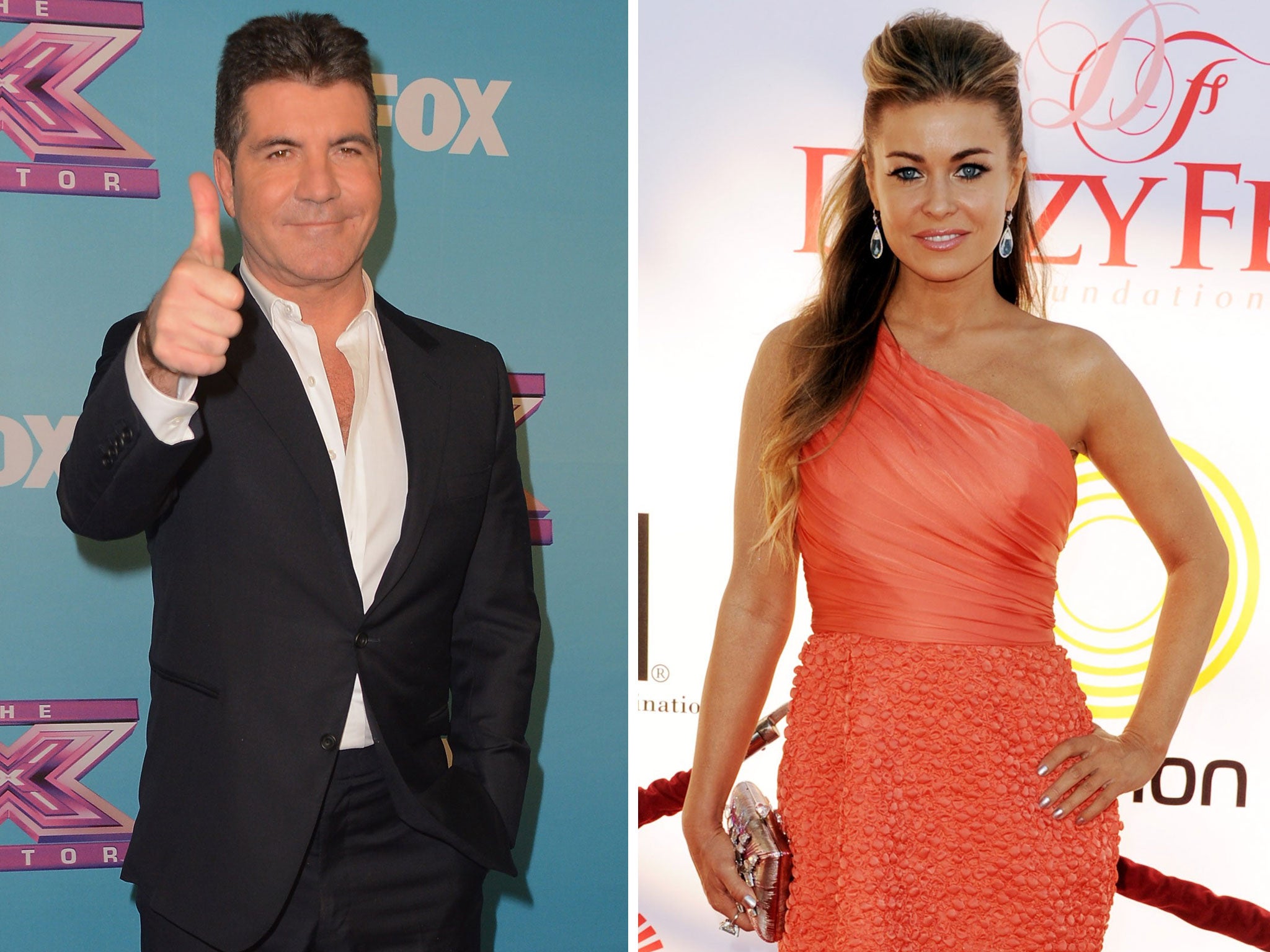 Simon Cowell and Carmen Electra. Verdict: The jury's out