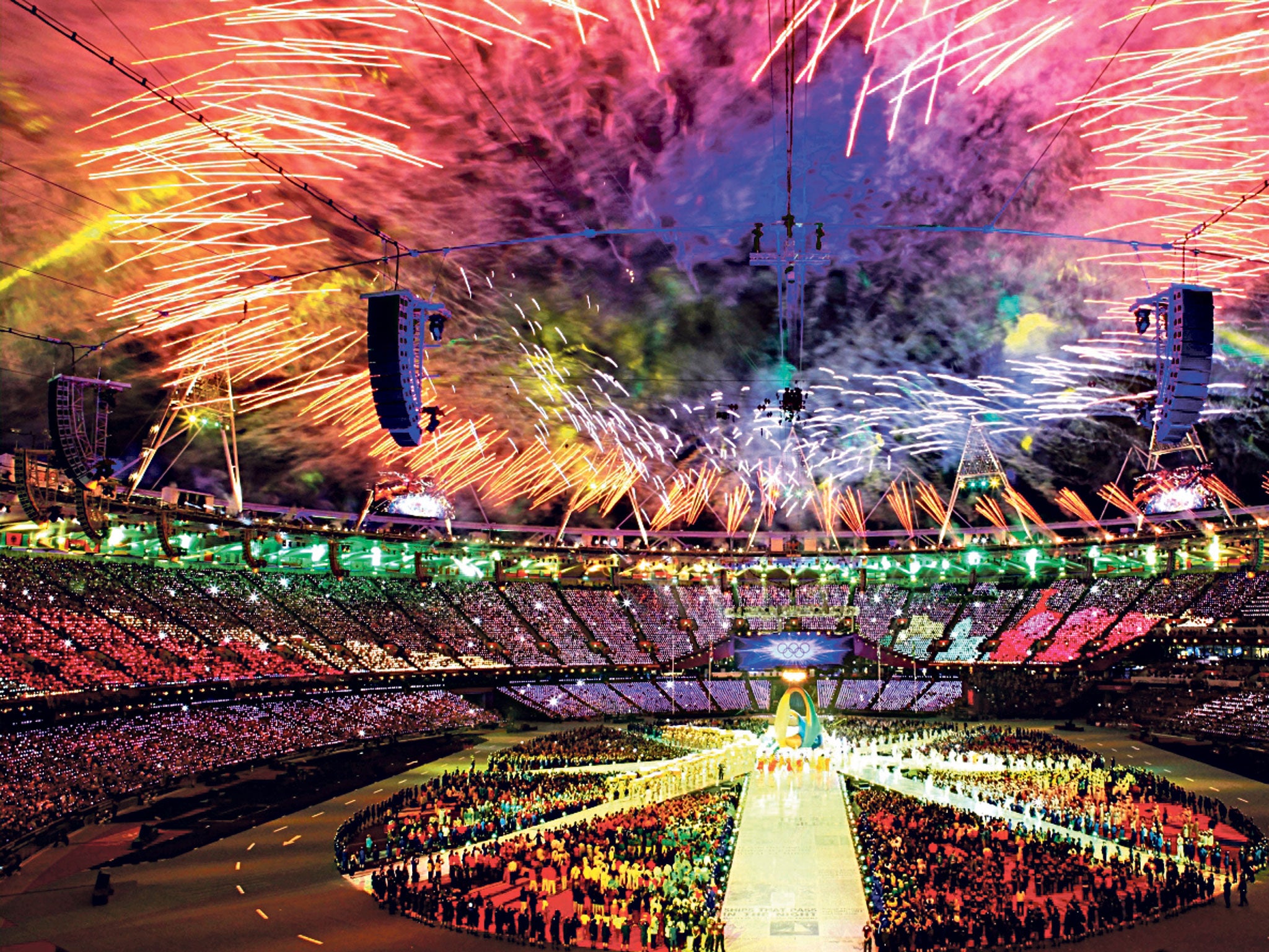 Poll showed that 78% of voters believed the Olympics 'did a valuable job in cheering up a country in hard times'